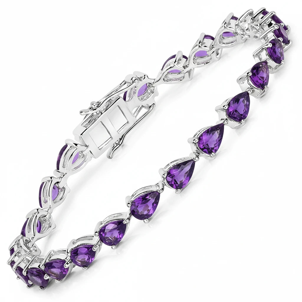 Prong Set Marquise Cut Tennis Bracelet