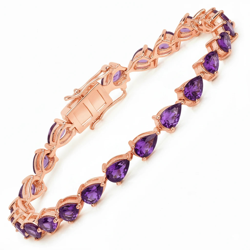 Prong Set Marquise Cut Tennis Bracelet
