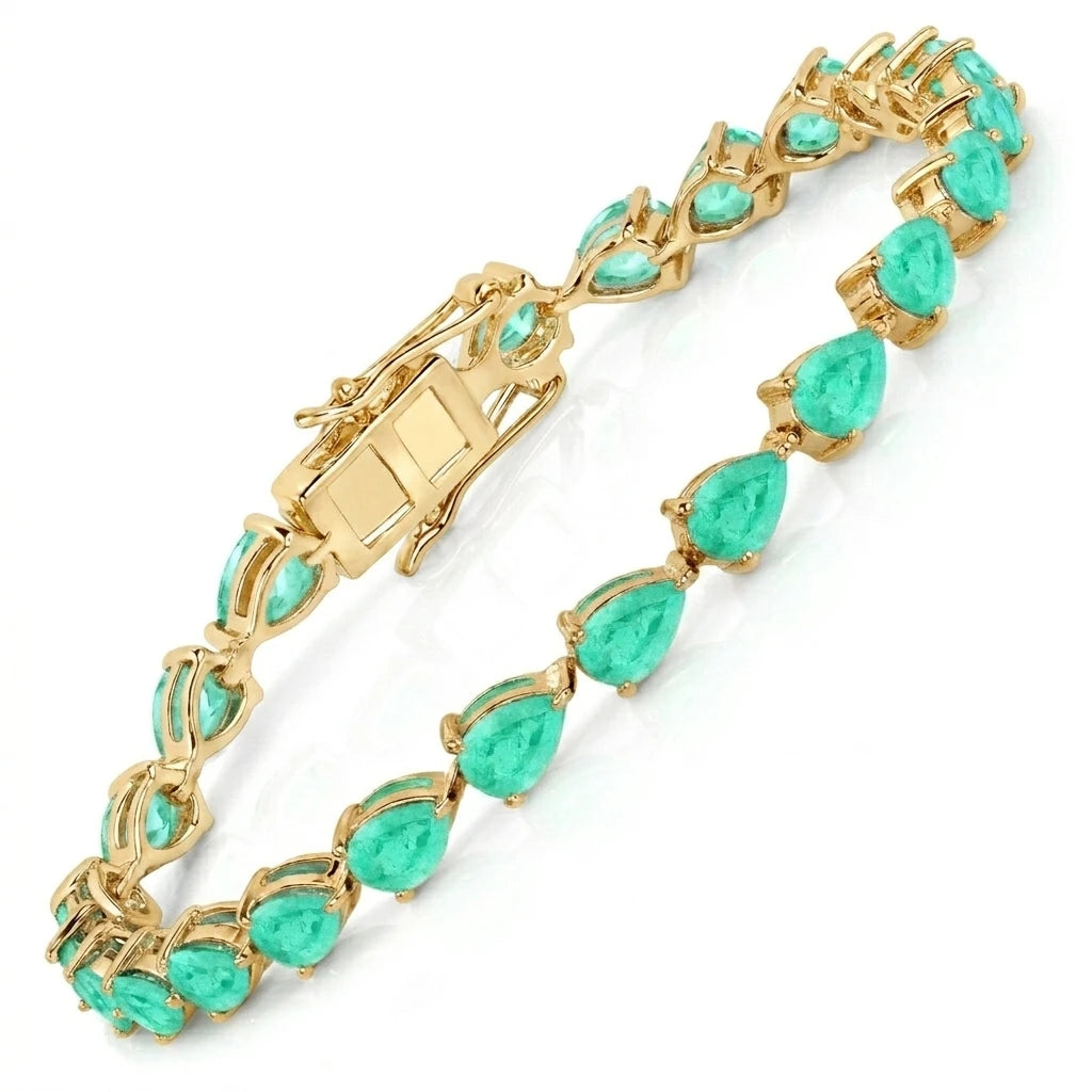 Prong Set Marquise Cut Tennis Bracelet