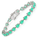 Prong Set Marquise Cut Tennis Bracelet