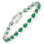 Prong Set Marquise Cut Tennis Bracelet