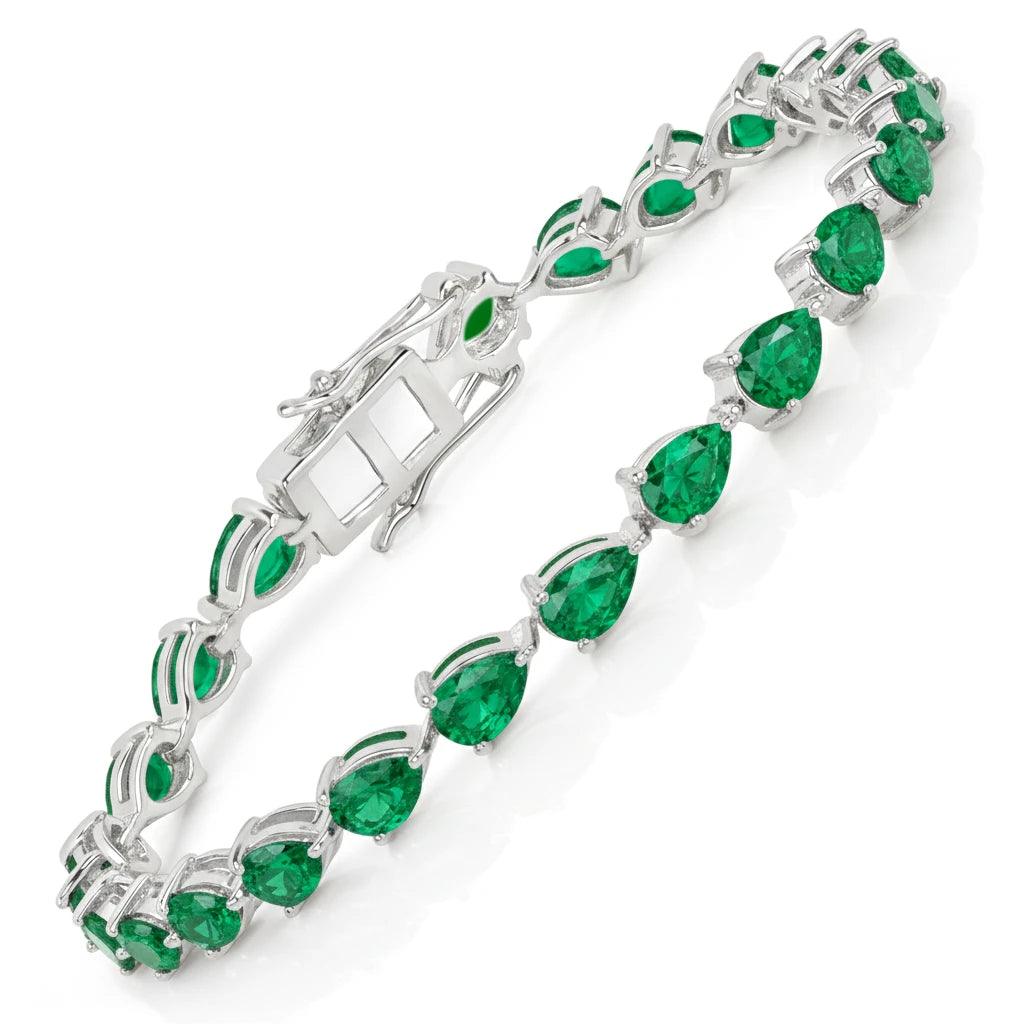 Prong Set Marquise Cut Tennis Bracelet