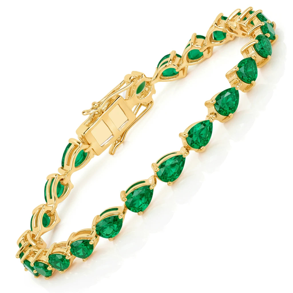 Prong Set Marquise Cut Tennis Bracelet