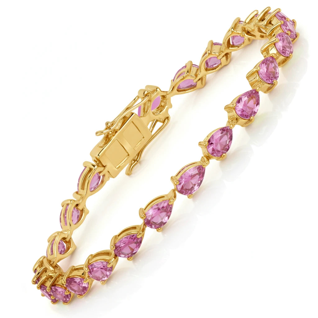 Prong Set Marquise Cut Tennis Bracelet
