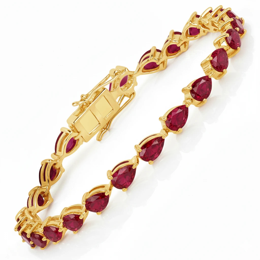 Prong Set Marquise Cut Tennis Bracelet