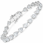 Prong Set Marquise Cut Tennis Bracelet