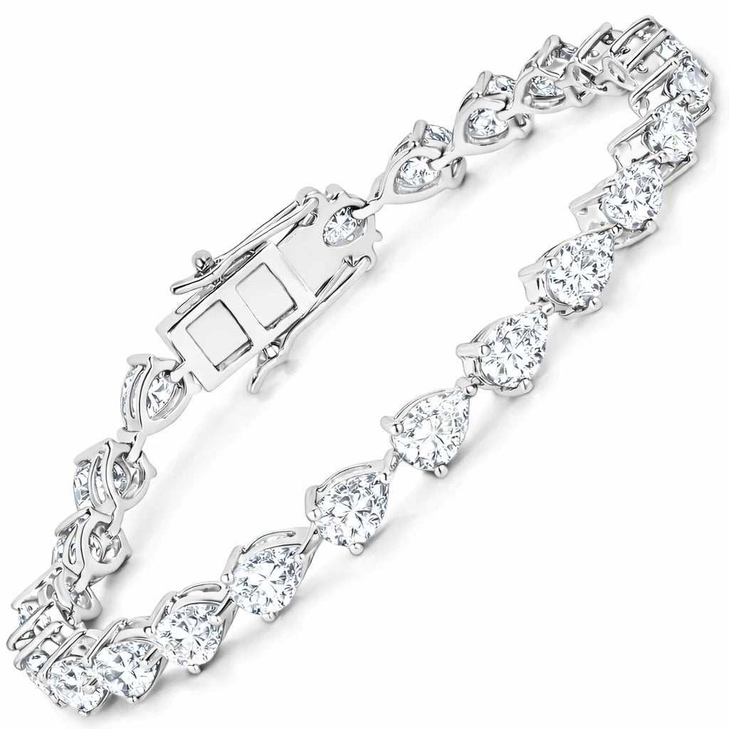 Prong Set Marquise Cut Tennis Bracelet