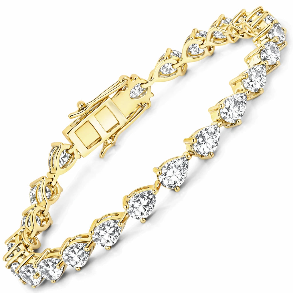 Prong Set Marquise Cut Tennis Bracelet