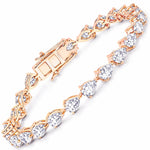 Prong Set Marquise Cut Tennis Bracelet