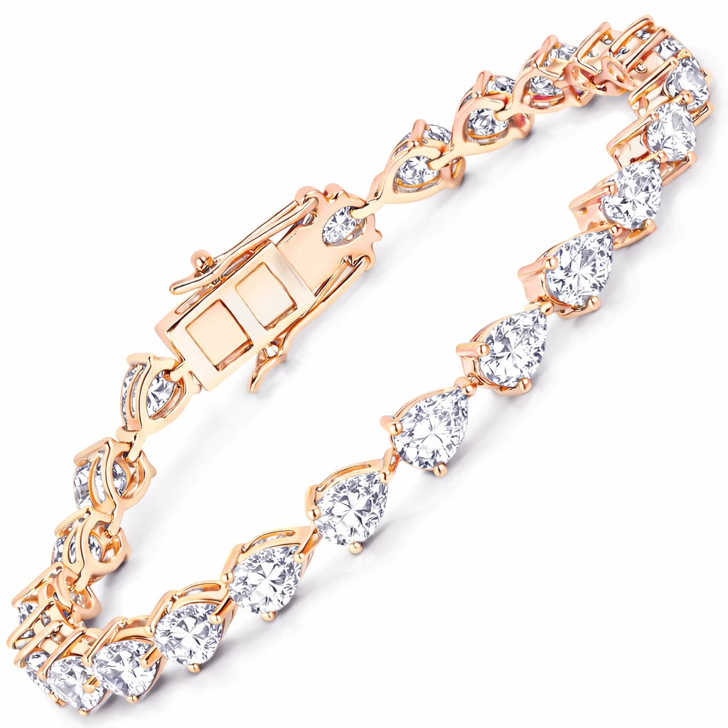 Prong Set Marquise Cut Tennis Bracelet