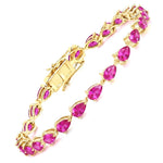 Prong Set Marquise Cut Tennis Bracelet