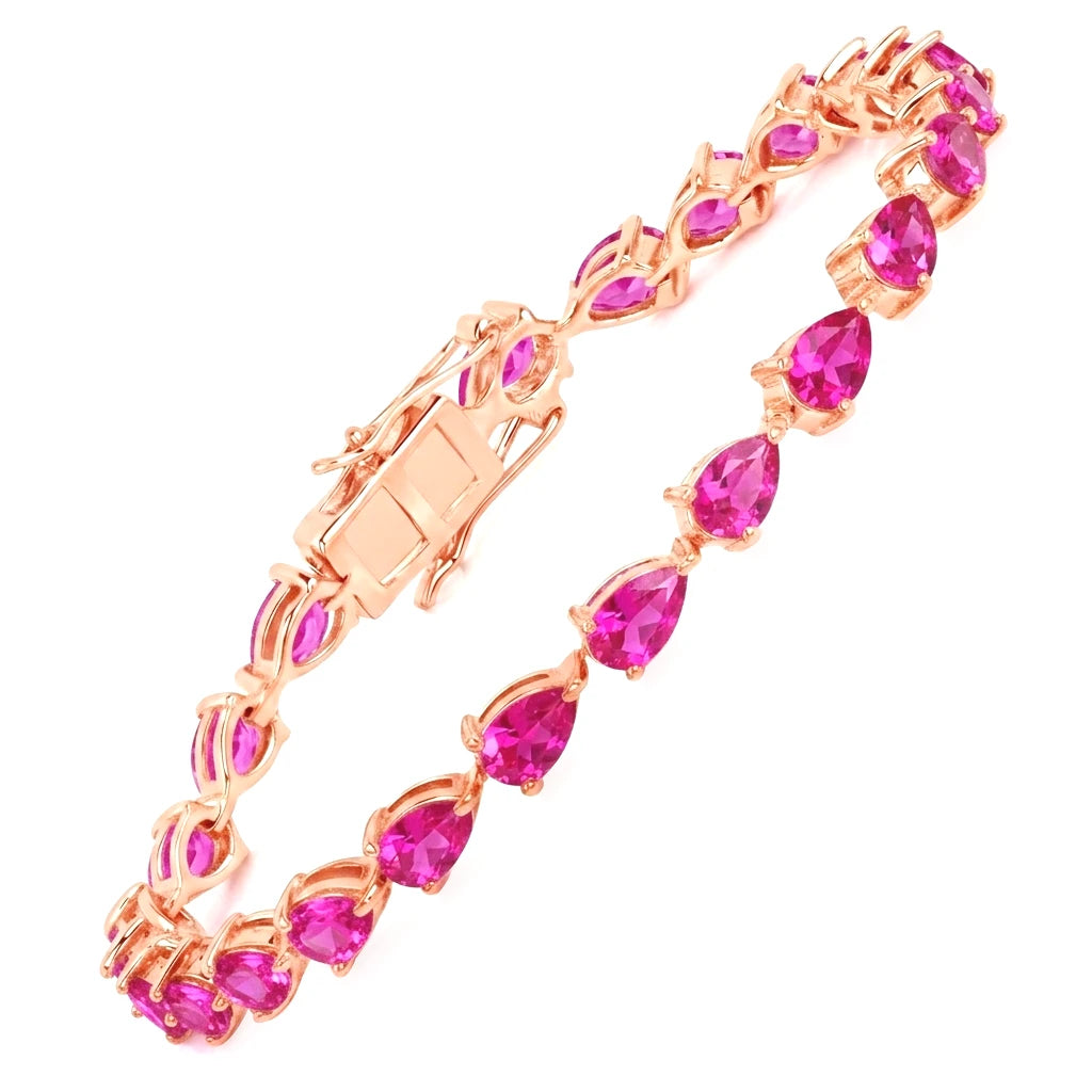 Prong Set Marquise Cut Tennis Bracelet