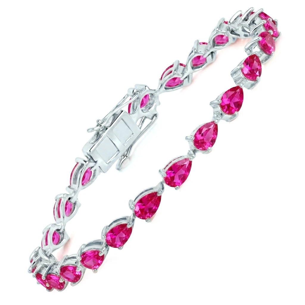 Prong Set Marquise Cut Tennis Bracelet
