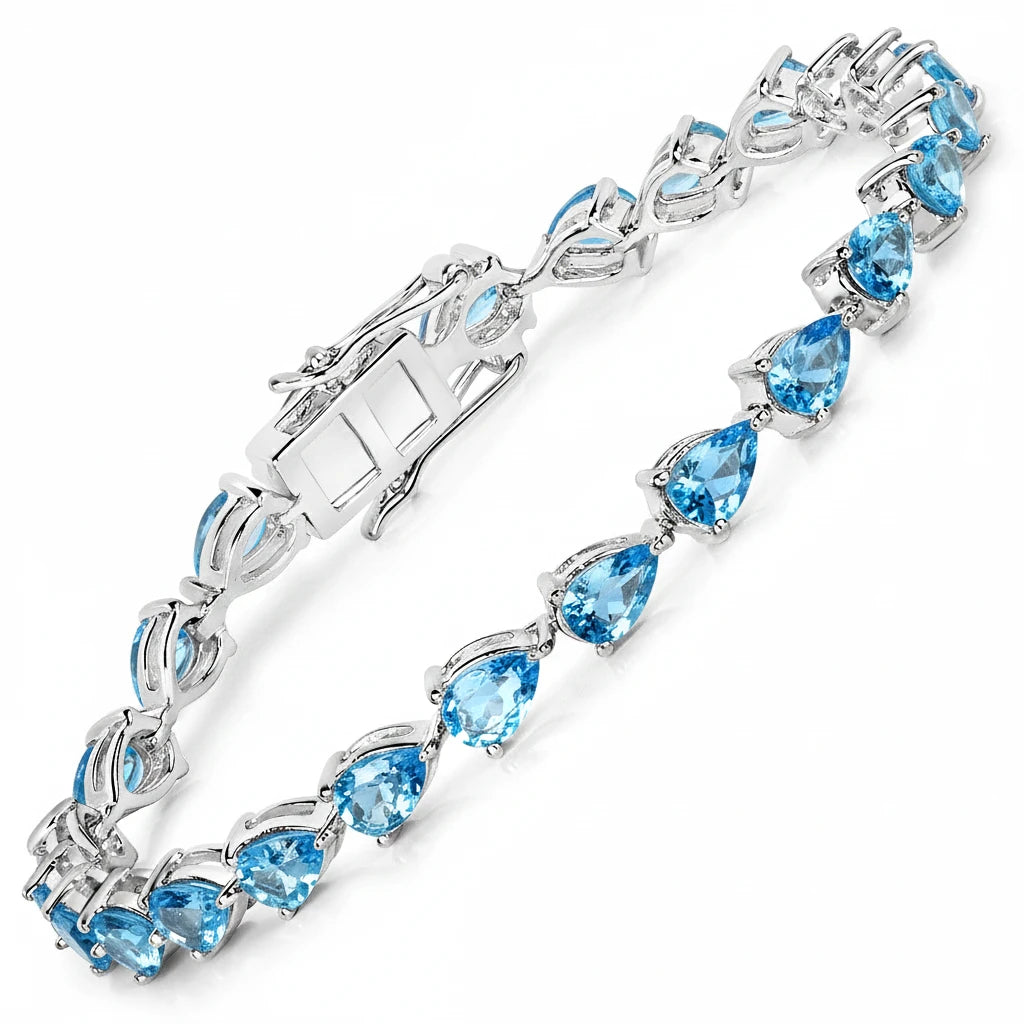 Prong Set Marquise Cut Tennis Bracelet