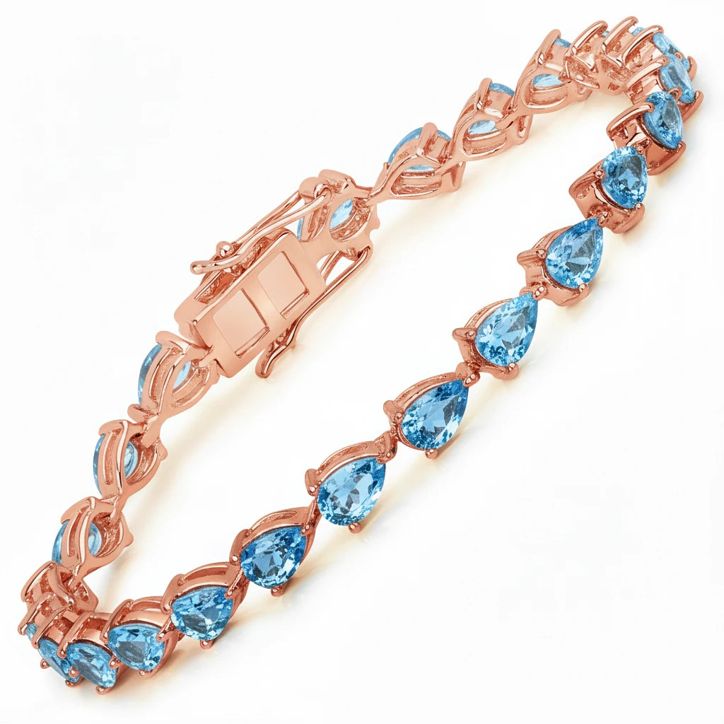 Prong Set Marquise Cut Tennis Bracelet