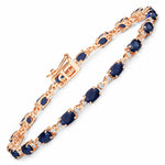 Oval Diamond Accent Bracelet