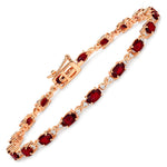 Oval Diamond Accent Bracelet