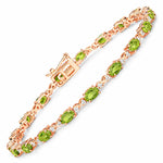 Oval Diamond Accent Bracelet