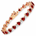 Trillion Diamond Accent Line Bracelet