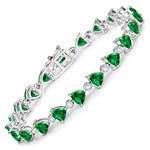 Trillion Diamond Accent Line Bracelet