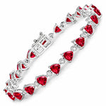 Trillion Diamond Accent Line Bracelet
