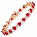 Trillion Diamond Accent Line Bracelet