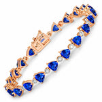 Trillion Diamond Accent Line Bracelet