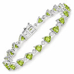 Trillion Diamond Accent Line Bracelet