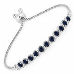 Round Bezel Set Bracelet