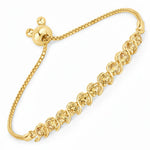 Round Bezel Set Bracelet