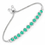 Round Bezel Set Bracelet