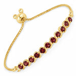 Round Bezel Set Bracelet