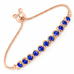 Round Bezel Set Bracelet