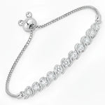 Round Bezel Set Bracelet