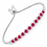 Round Bezel Set Bracelet