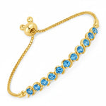 Round Bezel Set Bracelet
