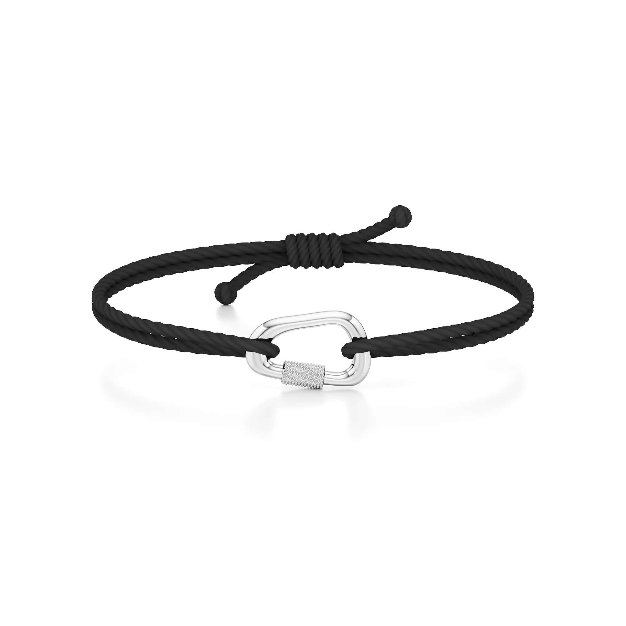 Men’s Engravable Hook Cord Bracelet