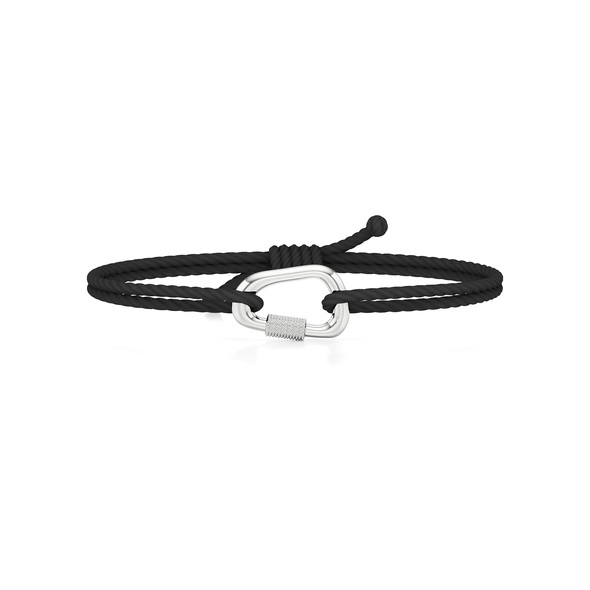 Men’s Engravable Hook Cord Bracelet
