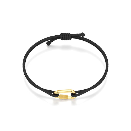 Men’s Engravable Hook Cord Bracelet