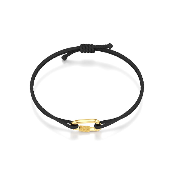 Men’s Engravable Hook Cord Bracelet