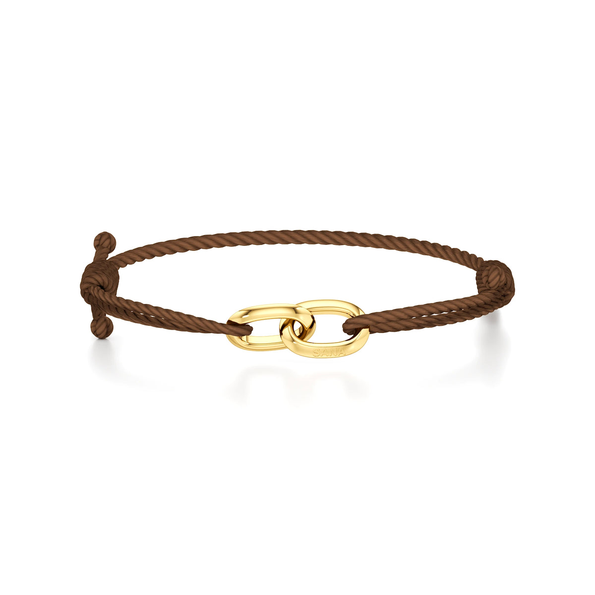 Men’s Engravable Twin Link Cord Bracelet
