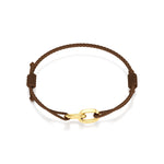 Men’s Engravable Twin Link Cord Bracelet