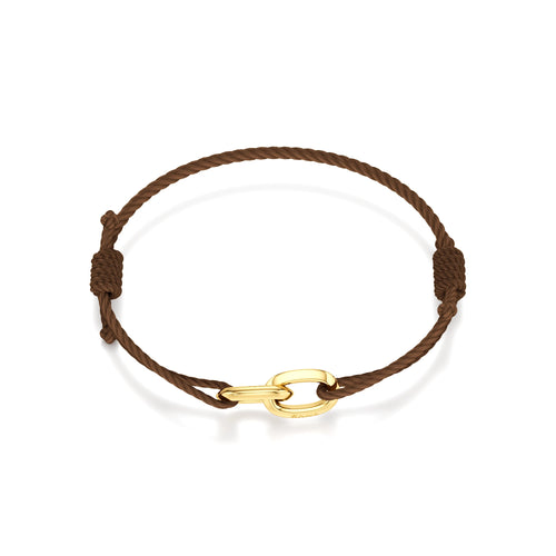 Men’s Engravable Twin Link Cord Bracelet