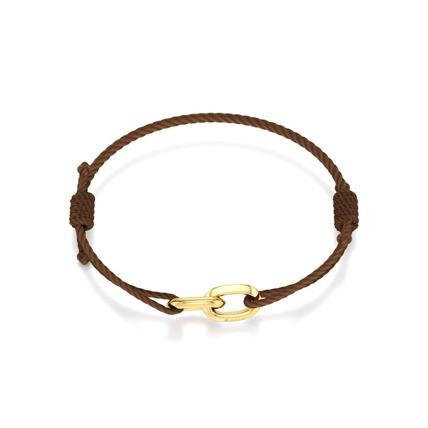 Men’s Engravable Twin Link Cord Bracelet