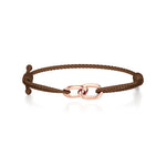 Men’s Engravable Twin Link Cord Bracelet