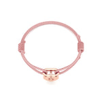 Adjustable Thread Bracelet with Heart Initial Charm