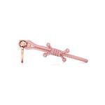 Adjustable Thread Bracelet with Heart Initial Charm