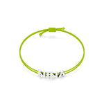 Adjustable Thread Name Bracelet