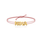 Adjustable Thread Name Bracelet