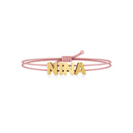 Adjustable Thread Name Bracelet